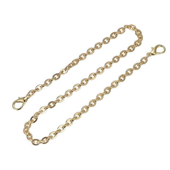Unique Bargains 24'x0.22' Purse Chain Strap, Purse Handle Shoulder Bag Replacement Strap, Gold