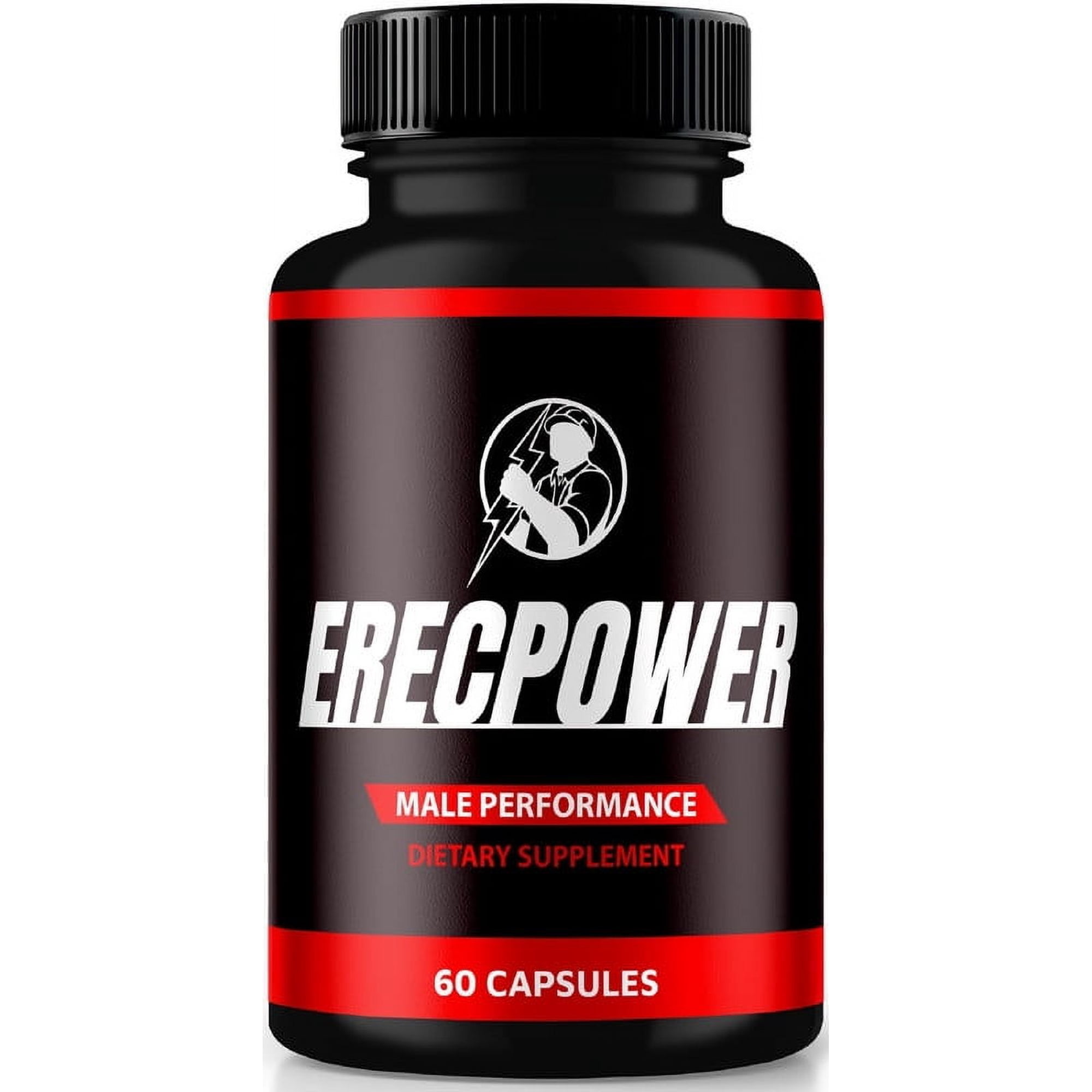 ErecPower Capsules, Dietary Supplement for Overall Health, Complete Daily Formula for Maximum Strength and Endurance, Advanced Formula Pills, Erec Power Reviews (60 Capsules)