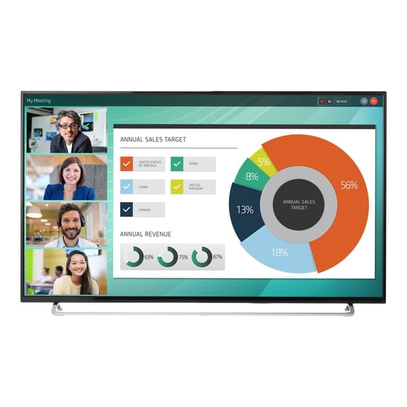 HP 55" LD5512 4K Ultra HD LED Collaboration Display
