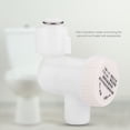 thumbnail image 2 of Qiilu Toilet Inlet Valve Water Filter Stainless Steel Mesh Bathroom Fitting Accessory, Toilet Accessory,Toilet Filter, 2 of 6
