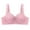 Pink, variant on Elainilye Fashion Women'S Bras No Wire Bras Plus Size Comfortable Breathable Bra Wirefree Non-Magnetic Buckle Underwear,Beige