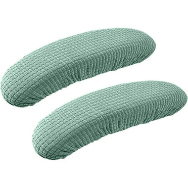1Pair Office Chair Arm Pad Covers, Stretchable Washable Elastic Office Chair Armrest Slipcovers Covers