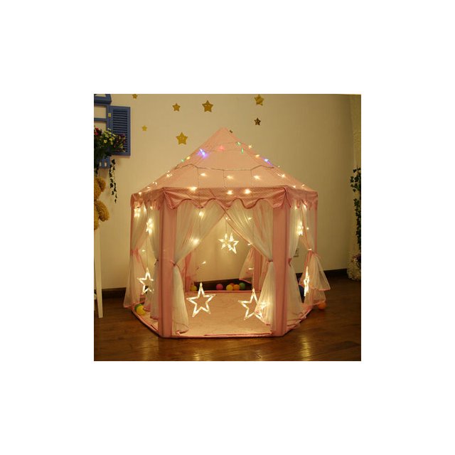 Tente De Jeu Tipi avec Guirlande Tente Grande intérieure extérieure Blanc Toile Indian Teepee Portable Tente Maison 140x140x135cm esquí esquí Gafas de esquí