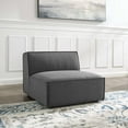 thumbnail image 3 of Modway Restore Sectional Sofa Armless Chair in Charcoal, 3 of 7