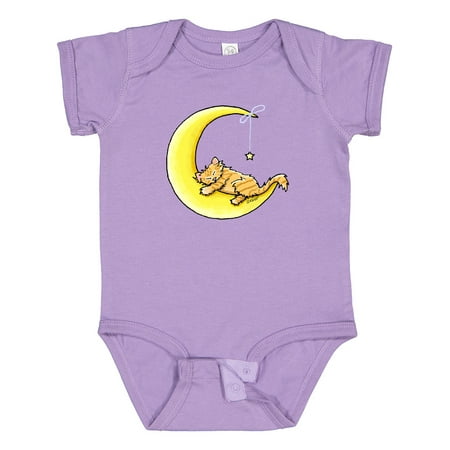 

Inktastic Tabby Kitty Lunar Love Boys or Girls Baby Bodysuit