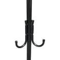 thumbnail image 7 of Mind Reader Freestanding Coat Rack, Multi-Tier Organizer for Office and Entryway, Metal, Black, 7 of 7