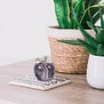 thumbnail image 4 of VERDANVERSE Adorno De Cristal Morado Con Forma De Manzana Para Y Regalo, 4 of 6