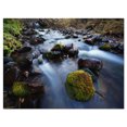 thumbnail image 2 of Fast Flowing Mountain River - Landscape Photography Canvas Art Print, 2 of 3