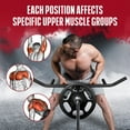 thumbnail image 4 of Yes4All Multigrip Rowing Handle/T Bar Row/T Row Attachment for Muscle Group Training - Premium Steel, 550 lbs Weight Capacity, 1 in & 2 in Bar Compatibility, Any Height Fit, Superior Grip, 4 of 4
