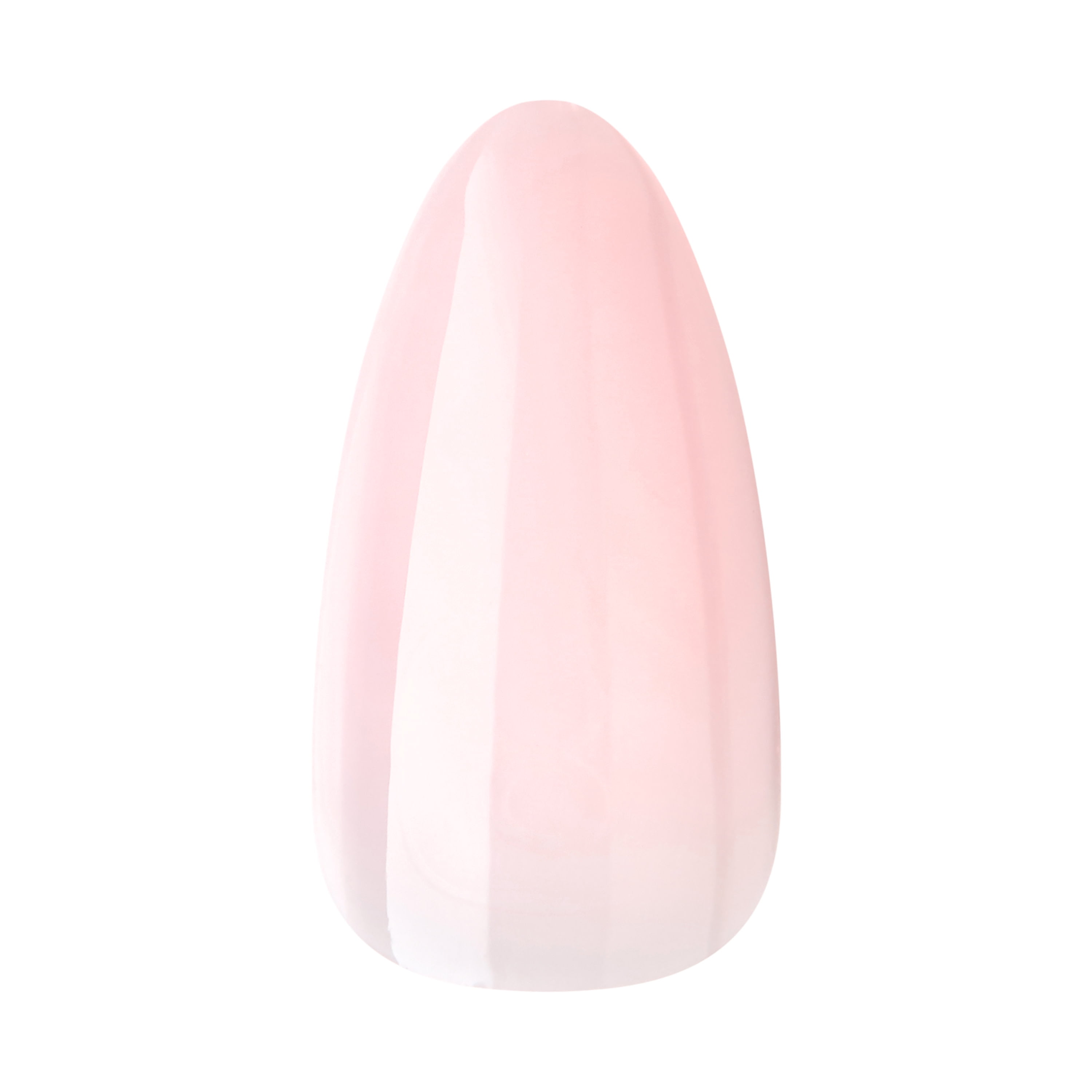 KISS Salon X-tend LED Soft Gel System Color Nails, Solid Pink, Medium Almond, 34 Ct.