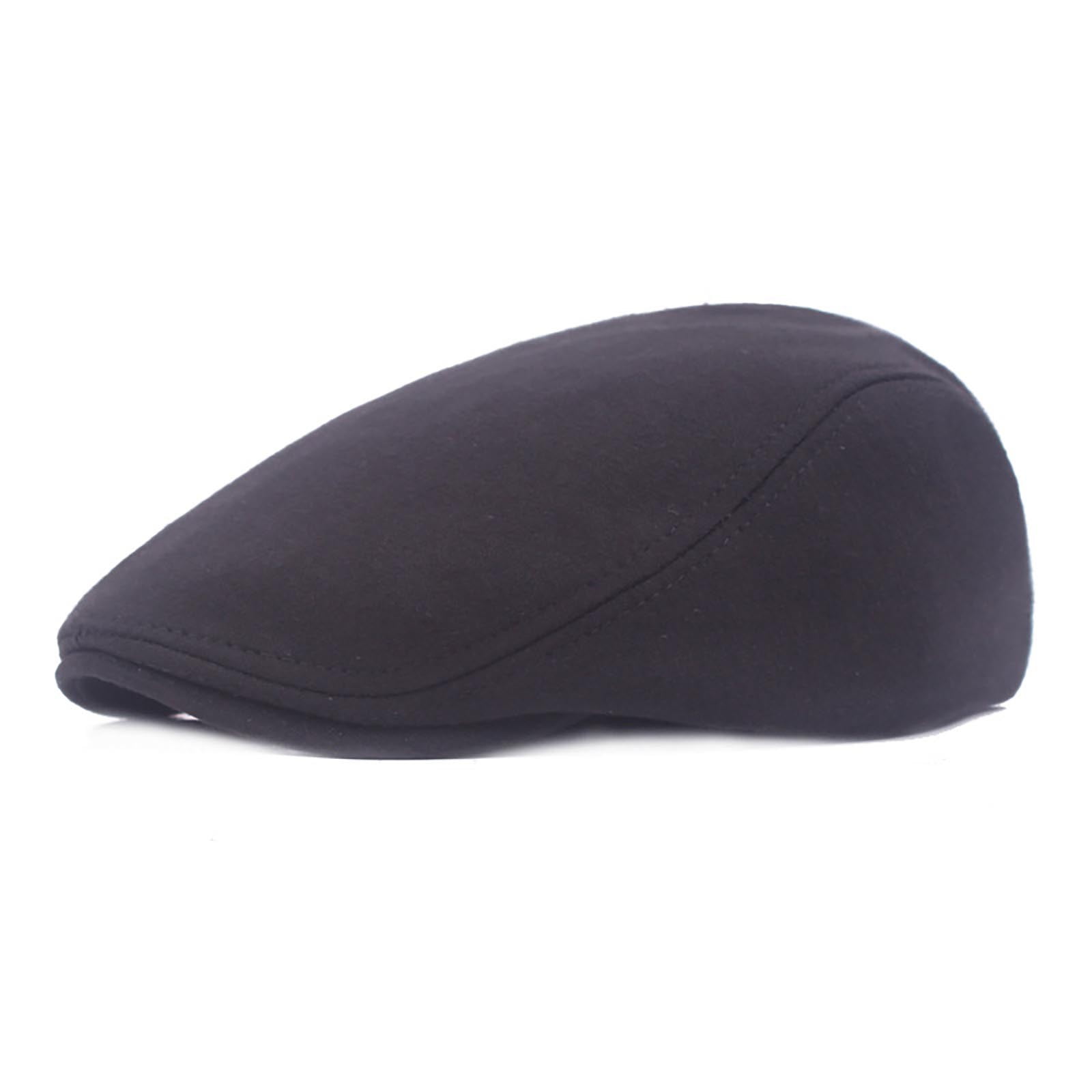 Pxiakgy Men S Newsboy Caps Gatsby Cabbie Driving Hunting Cap Newsboy Flat Cap Irish Hats Ivy Hat 1 Pieces Newsboy Men S Hat Cotton Soft Stretch Fit Men Cap Cabbie Driving Hat for Men Black