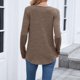 thumbnail image 3 of Ailaofu Women V Neck T-Shirt Casual Short Sleeve Plain Tee Shirts Blouses, 3 of 6