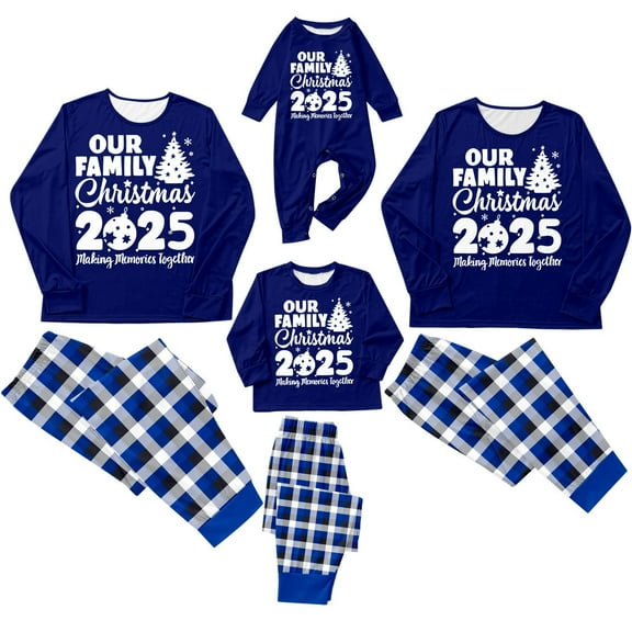 Gelikeya Christmas Family Pajamas Matching Sets - Family Christmas Pajamas, Womens Men Child, Plus Size (Baby, 12-18 Months)