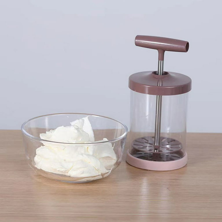 Distributeur de crème fouettée DIY manuel-professionnel - Mélangeur  universel avec poignée en silicone antidérapante, Cream Whipper Maker pour