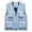 (Casual 121)Blue, variant on Mens Vest Solid Color Sleeveless Jacket Big & Tall Fashion Winter Thin Sports Multi-Bag Casual-Drying Loose Mountaineering Tooling Outdoor Top Plus Size