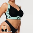 thumbnail image 4 of YanHoo Plus Size Bras for Women No Underwire Wireless Push Up Bra Full Coverage Supportive Seamless Bralettes Comfort Adjustable Everyday Bra, 4 of 7