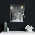 thumbnail image 4 of Nawypu   Christmas Wall Canvas Art Home Decor, Battery Operated Snowy Winter Scene, Winter Path, 4 of 4