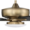 thumbnail image 3 of S112SB5-60BWNFB Craftmade Lighting Super Pro 112 Series - 60 Inch 5 Blade Ceiling Fan with Low Profile Light Kit, 3 of 17