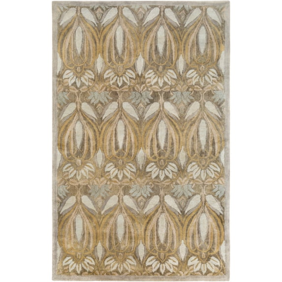 Surya FGD1002-576 Fitzgerald Area Rug 5' x 7'6" Green Neutral