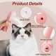 thumbnail image 2 of Cepillo de vapor para gatos, limpiador de cepillo de vapor para gatos 3 en 1, cepillo de aseo de masaje de silicona para mudar, peine para gatos y perros (gato rosa), 2 of 5