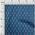 thumbnail image 2 of oneOone Polyester Spandex Blue Fabric Asian Floral Block Sewing Material Print Fabric By The Yard 56 Inch Wide, 2 of 5
