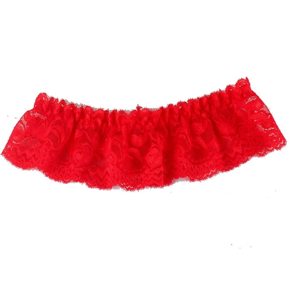 red Garters for Bride Wedding Garter Lace Bridal Garter Party Leg Thigh Garters for Women