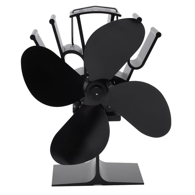Ventilador de estufa Jadeshay Accionado por calor 4 aspas