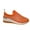 Orange, variant on SEANOPEN Deals Walking Tennis Shoes for Womens Knit Slip on Breathable Mesh Sneakers Comfortable Sneaker Elastic Sock Slip On Lightweight Non-Slip Fall Shoes Size 9 Orange