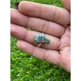 thumbnail image 5 of Multi Copper Turquoise Gemstone Ring, Natural 925 Sterling Silver, Beautiful Handmade Jewellery For Women, Prong Setting Coffin Ring (Multi Copper Turquoise, Size 7), 5 of 9