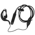 thumbnail image 3 of Auricular de walkie-talkie en forma de G con micrófono PTT, resistente al agua, para radio bidireccional Baofeng BF UV9R, BF A58, BF 9700 y BF UV9RPLUS, 3 of 14