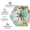 thumbnail image 4 of Bingfone Vintage Watercolor Palm Tree Leather Drinks Coasters With Set Of 6,Suitable For Home Kitchen,Coffee Cup Coasters Home Gift, 4 of 9