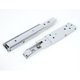 thumbnail image 2 of Soportes de estante de pared plegables de metal esmaltado blanco de 8" de largo, 4 piezas, 2 of 5