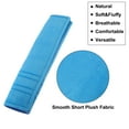 thumbnail image 4 of Motoforti 2 Pcs Microfiber Car Shoulder Seatbelt Pad Covers Universal Blue 27x6.5cm, 4 of 7