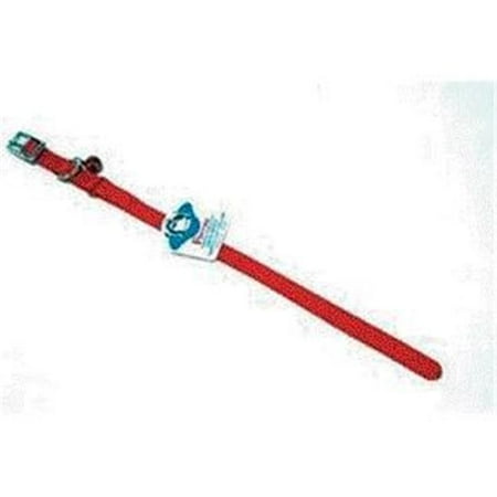 Hamilton Safety Cat Collar with Bell, Red, 3/8" Wide x 12" Long