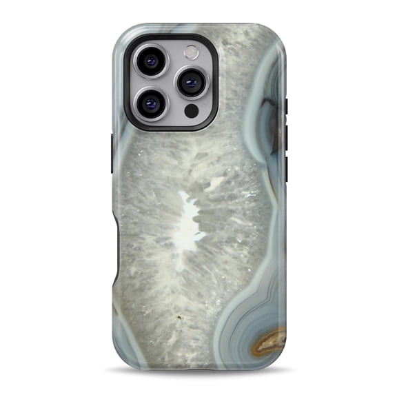 DesignSkinz Scratch-Resistant Hard Slim Case Compatible with iPhone 16 (Compatible with MagSafe) - Gold Crystal