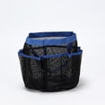 thumbnail image 6 of Techtongda 8 Pocket Shower Mesh Tote Portable Mesh Shower Bathroom Basket Bag Quick Dry Breathable Caddy Tote Blue, 6 of 8