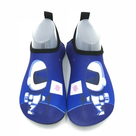 

nsendm Children Thin And Breathable Swimming Shoes Water Park Cartoon Rubber Soled Beach Socks Shoes Shoes for Teenage Girls Dark Blue 12 Months