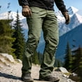 thumbnail image 6 of Men’s & Big Men’s Relaxed Fit Polyester Utility Cargo Pants S-XXL, Heavy Duty Durable Multi Pocket Hiking Trousers, 6 of 10