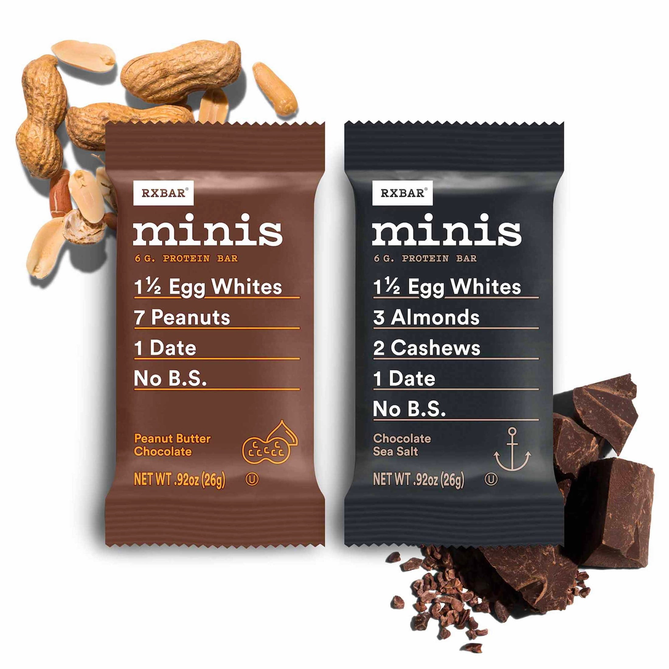 RXBAR Minis Protein Bars, Variety Pack, 10 Count