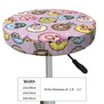 thumbnail image 4 of Disketp Cute Donuts Funda Redonda para Taburete, Funda de Cojín para Silla de Bar Suave y Elástica-14 inch, 4 of 7
