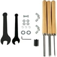 thumbnail image 4 of Torno de Madera de 4 Velocidades 14 Pulgadas x 40 Pulgadas y Velocidad Variable VEVOR Mini torno de madera para banco de velocidad variable, 4 of 8