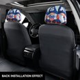 thumbnail image 3 of Kdxio Cute Gnomes in USA Pattern Print 2 Piece Car Head Rest Covers Set Auto Front/Rear Seats Headrest Cover Universal Fit Most Cars,Sedan, SUV, 3 of 9