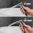 thumbnail image 5 of Toilet Bidet Sprayer, Handheld Cloth Diaper Sprayer, Bathroom Sprayer Kit, Spray Attachment with Hose, Stainless Steel Easy Installation, Large Water, 5 of 5