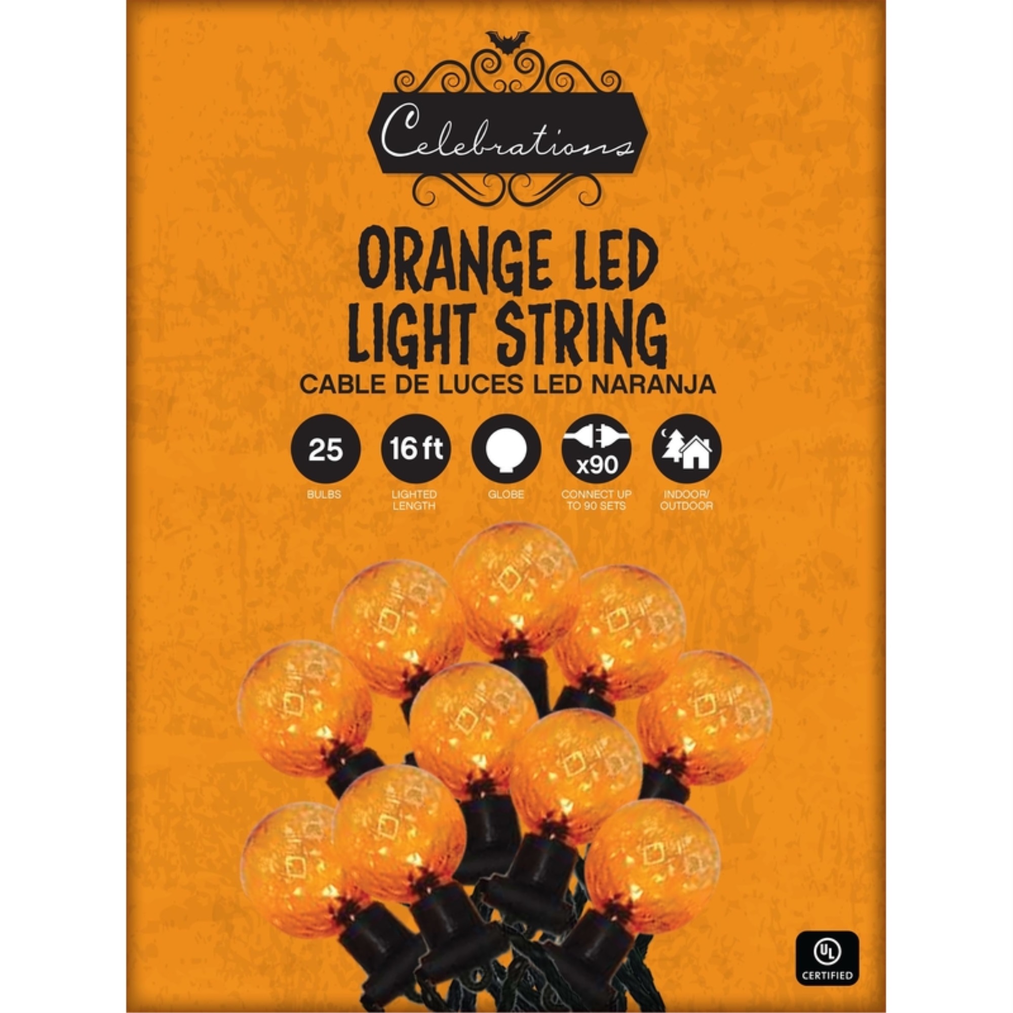 LED FCTD LIGHT ORNG 25CT - Walmart.com