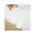 thumbnail image 5 of INSPIRE CHIC Solid Color Satin Full Finger Gloves Wrist Length Short Gloves for Women White One Size, 5 of 6