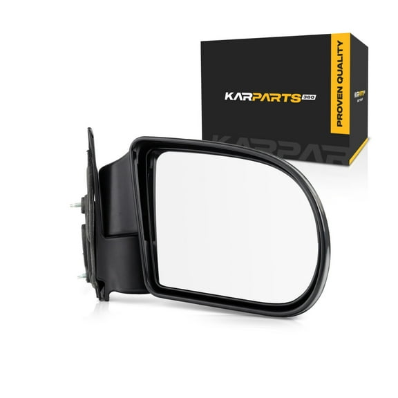 For Chevy S10 1999 00 01 02 03 2004 Door Mirror Passenger Side | Manual | Below Eyeline | Textured | Standard/Extended/Crew Cab | Replacement For 15172864 | GM1321188