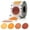 Brown, variant on Sealer Film, Snow Top Lids 3275/Roll, 90-105mm, for Winter Milk Tea & Holiday Seasonal Boba Drinks, Bubble Tea Shops Beverage Sealing Film for PP Plastic Cup
