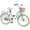 Green, variant on Dolonm 20" Kids Bike for Ages 7-10, Lightweight High-Carbon Steel Frame Cruiser Bike, Girls Bicycle with Wicker Basket & Rear Seat, No Training Wheels, Pink