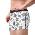 thumbnail image 3 of Rateoe Tribal Style Turtle Mens Boxer Briefs Poly Spandex Performance Boxer Briefs Underwear Hem Boxer Briefs - Large, 3 of 8