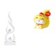 thumbnail image 1 of Figura De Llama Y Serpiente De Resina Moderna, Escultura Abstracta De Fuego, Adorno Decorativo De Mesa, Regalo único Para Oficina, Patio, Estantería, Centro De Mesa., 1 of 8
